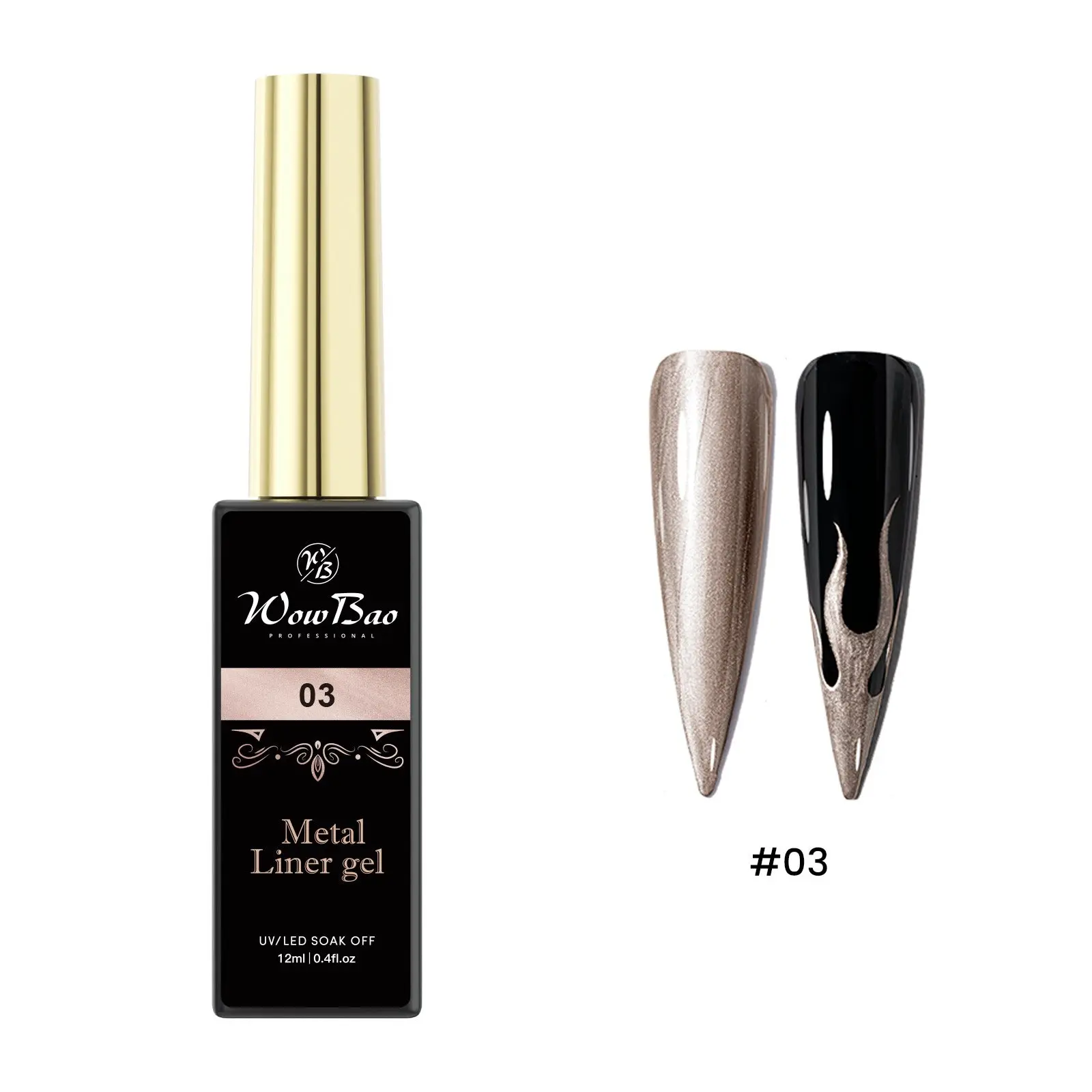 03 Metalic gel liners TPO/Hema free 15ml