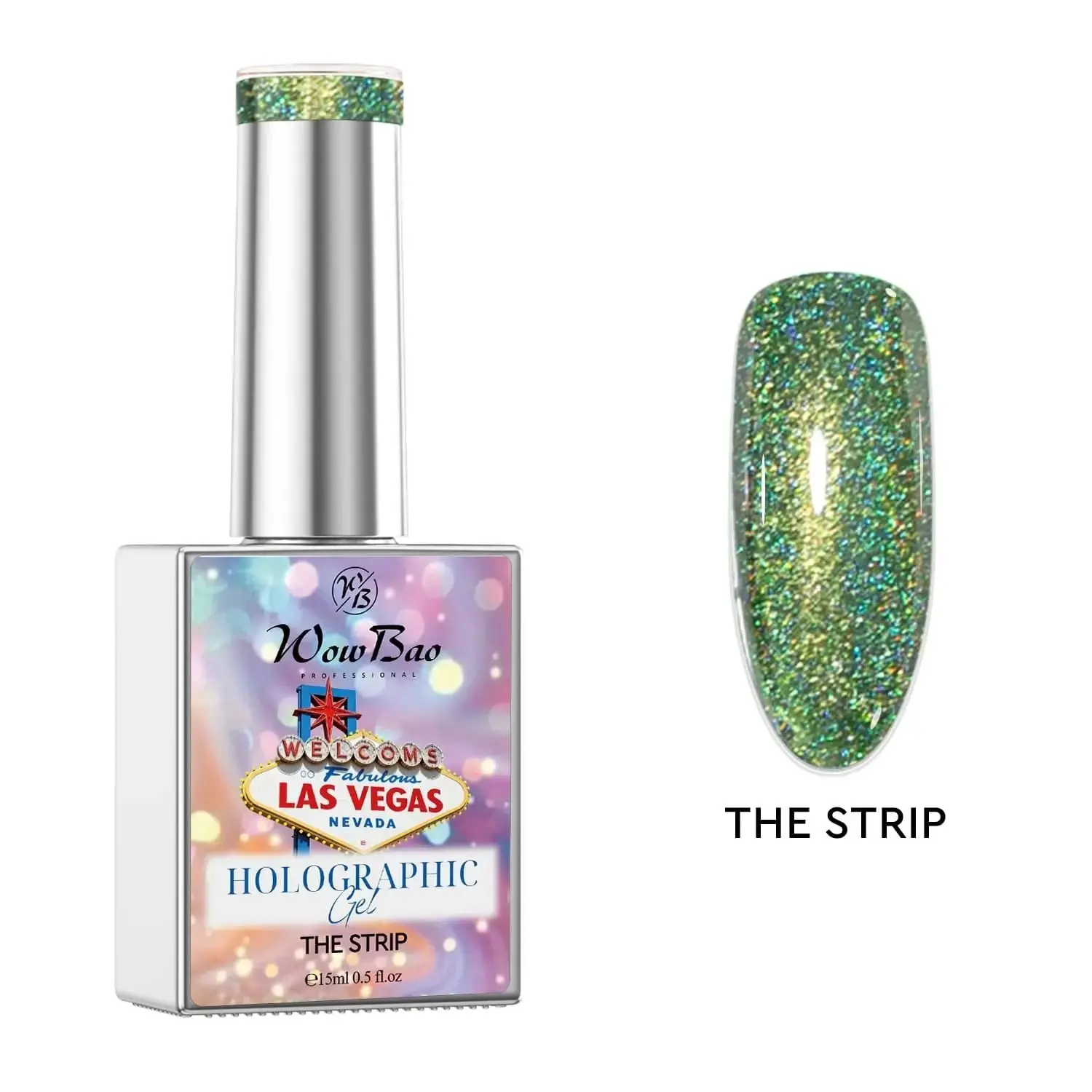 Las Vegas Gel Polish Set of 12 collection with colour chart - TPO / Hema-Free Gel Polish 15ml - Image 4