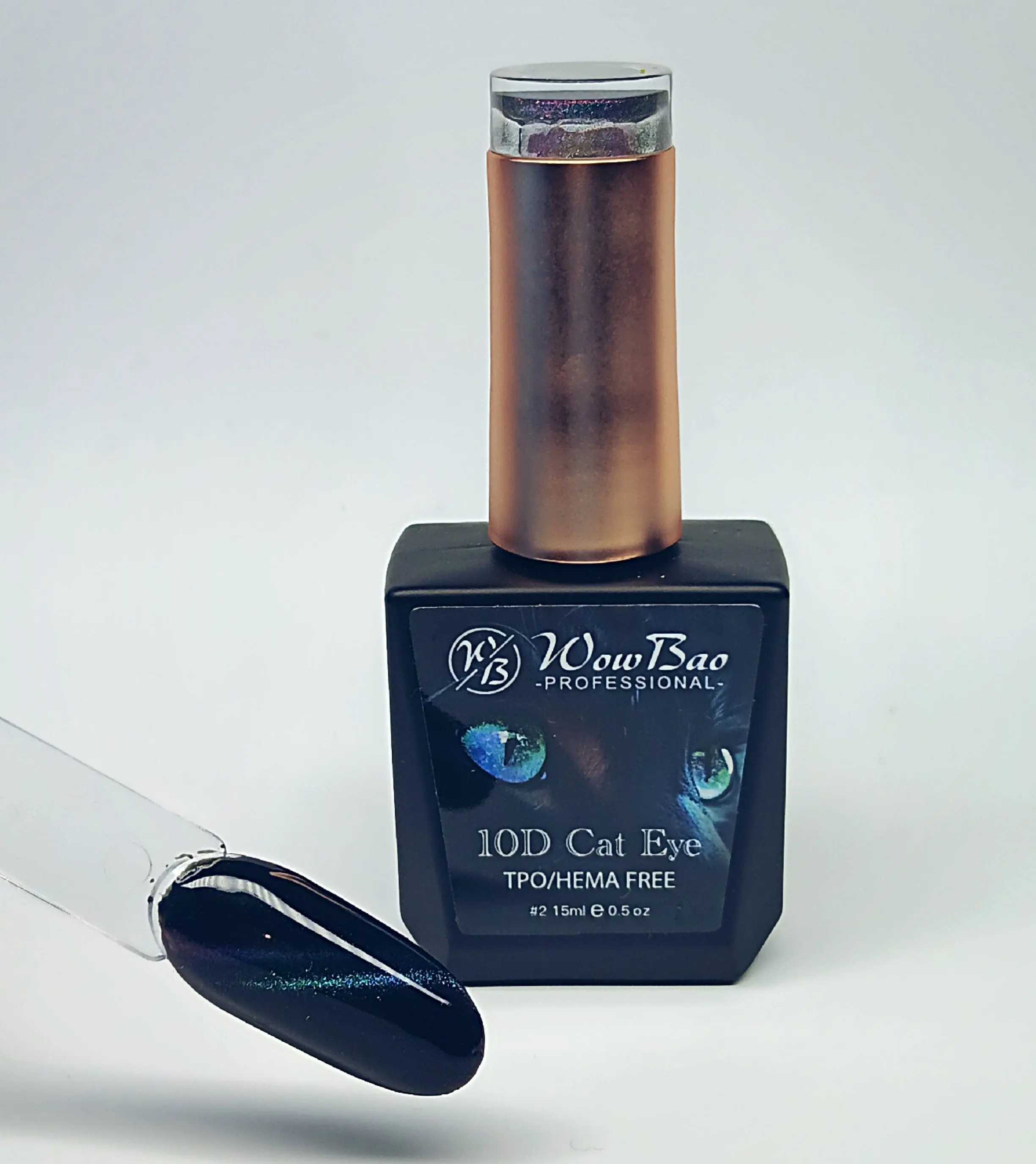 WowBao 10D Cat Eye Set of 6 collection - TPO / Hema-Free Gel Polish 15ml - Image 4