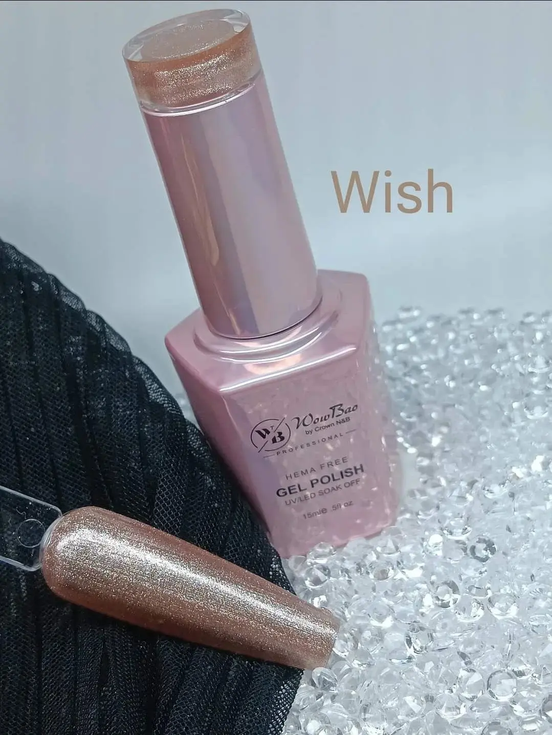 218 Wish, TPO / Hema-Free Gel Polish 15ml - Image 3