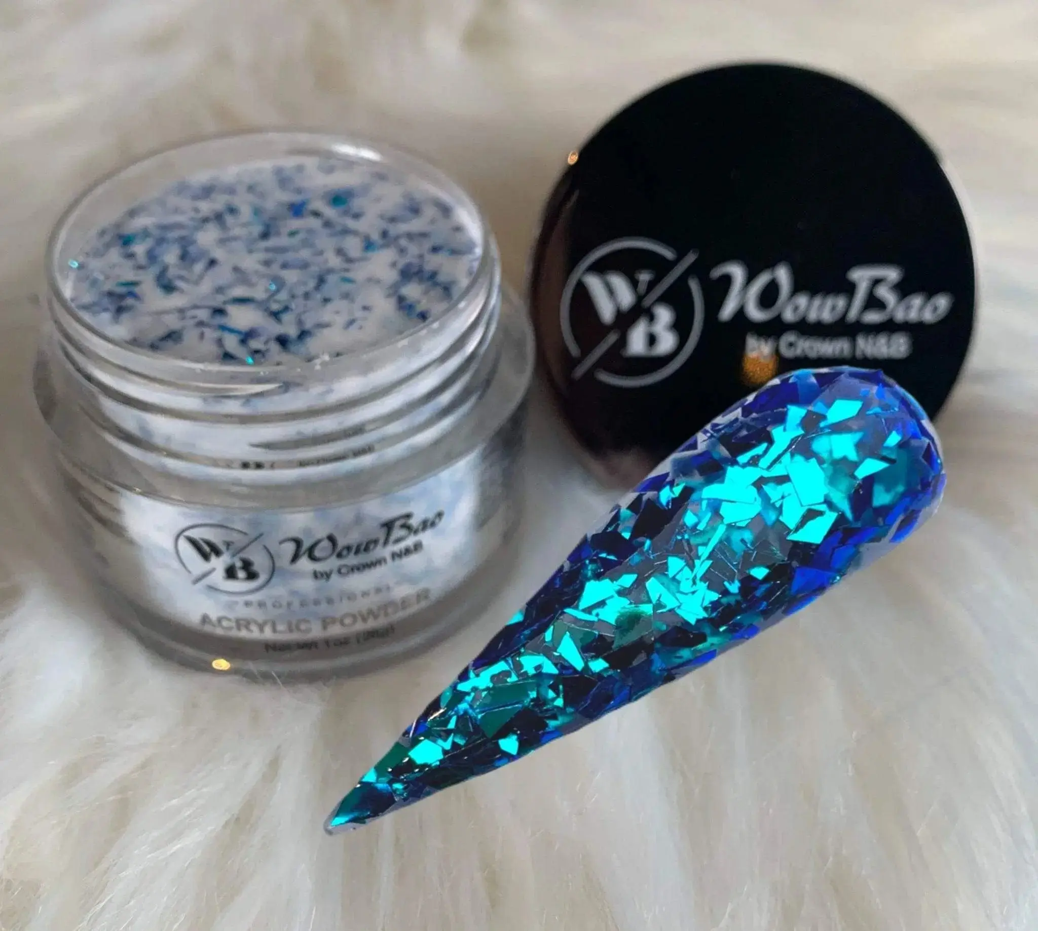 554 Blue Jay 1oz/28g wowbao acrylic powder