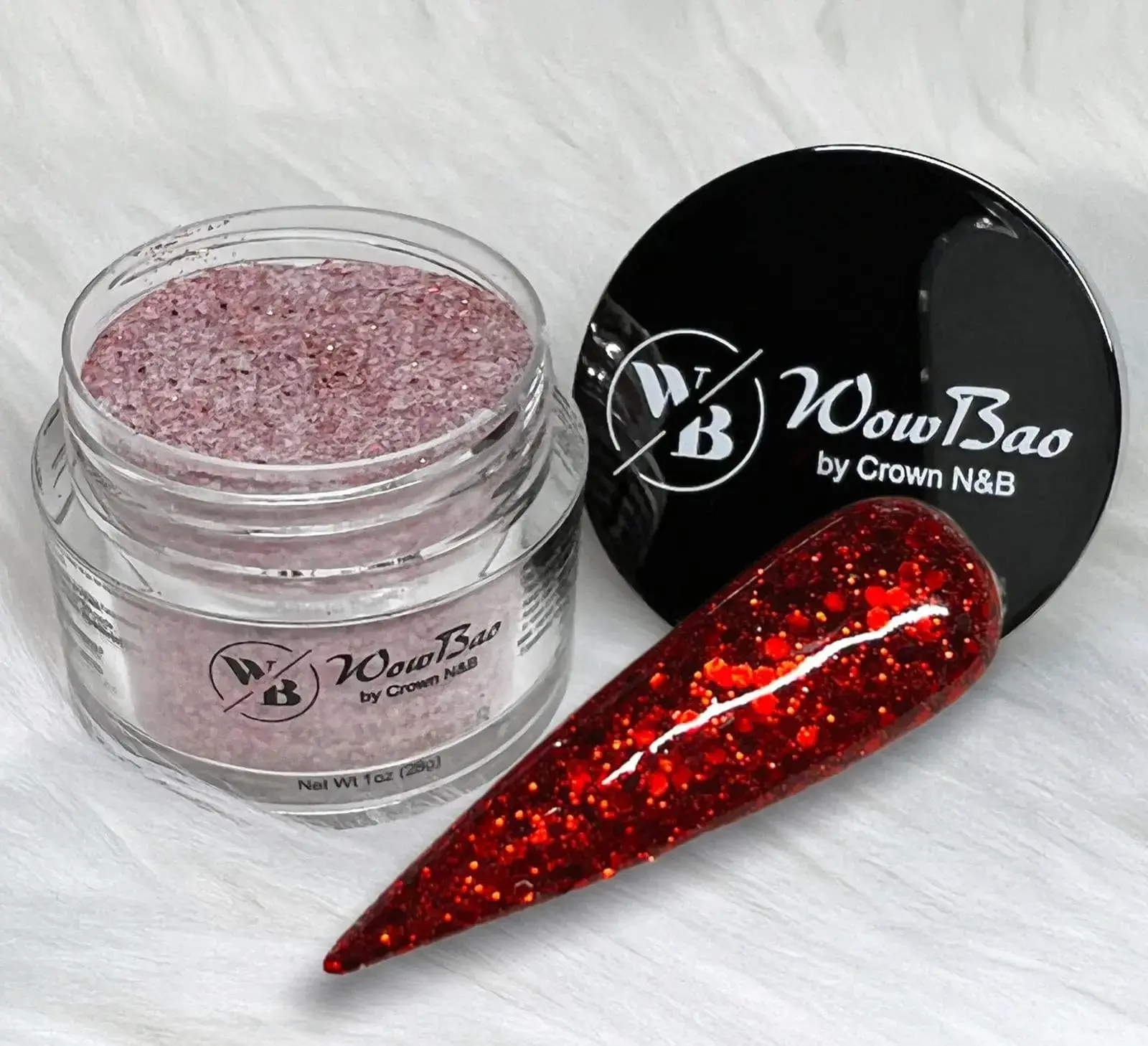 559 Flame 1oz/28g wowbao acrylic powder