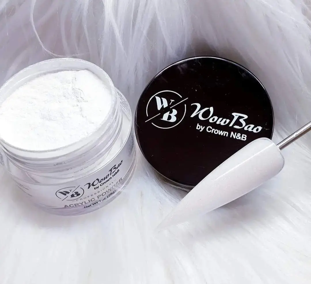 675 Pearl White 1oz/28g Wowbao Acrylic Powder