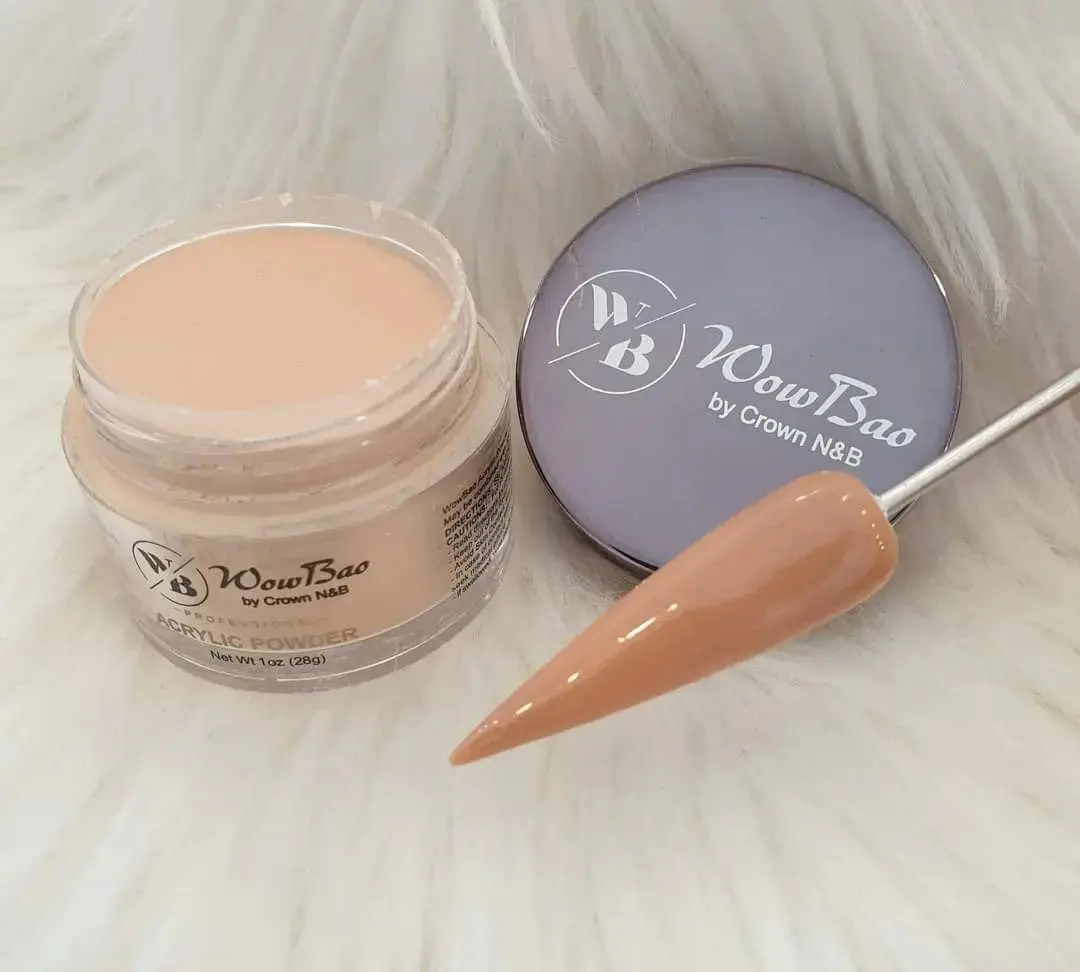 687 Peachy 1oz/28g Wowbao Acrylic Powder