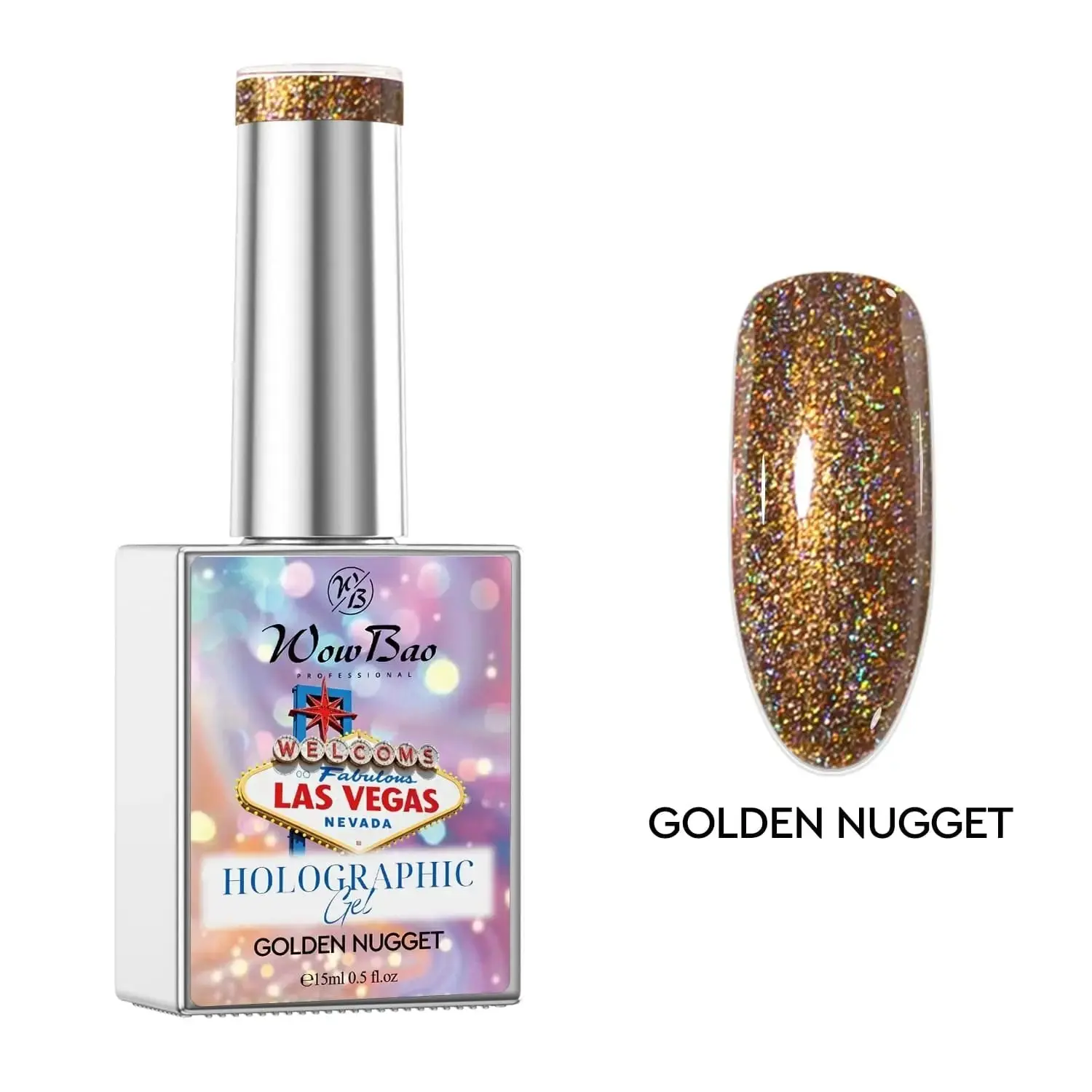 Las Vegas Gel Polish Set of 12 collection with colour chart - TPO / Hema-Free Gel Polish 15ml - Image 7
