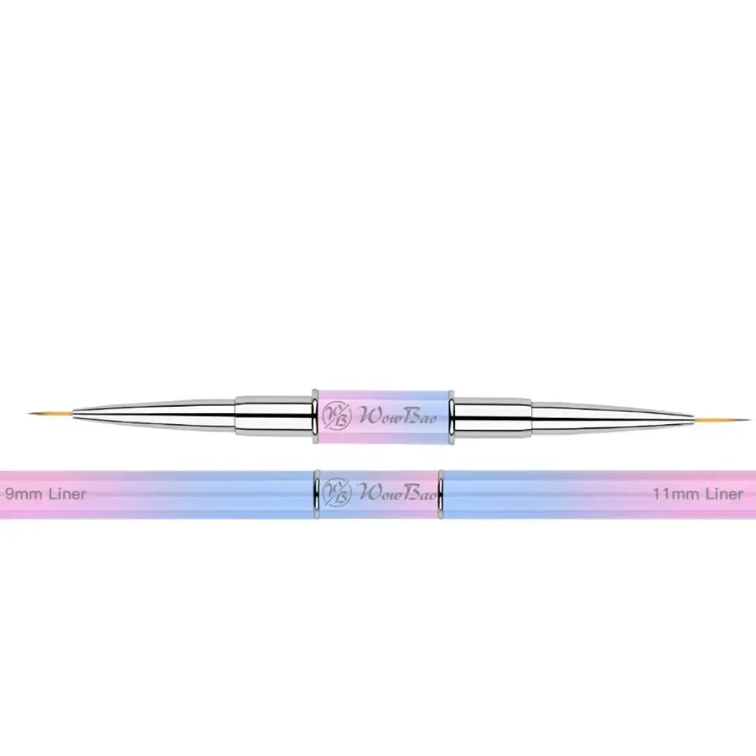 9mm liner Brush + 11mm liner Brush (double ended)