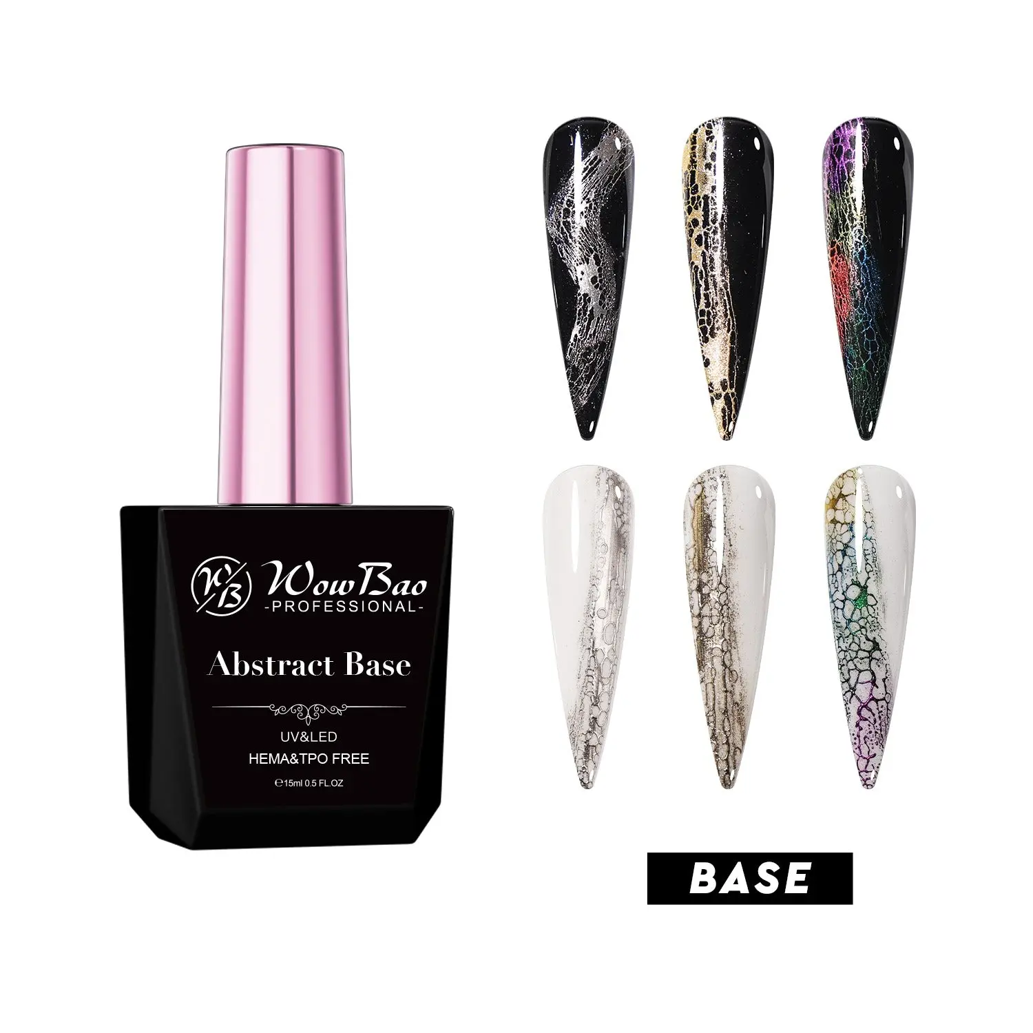 Abstract Gel Nail Art - Image 2