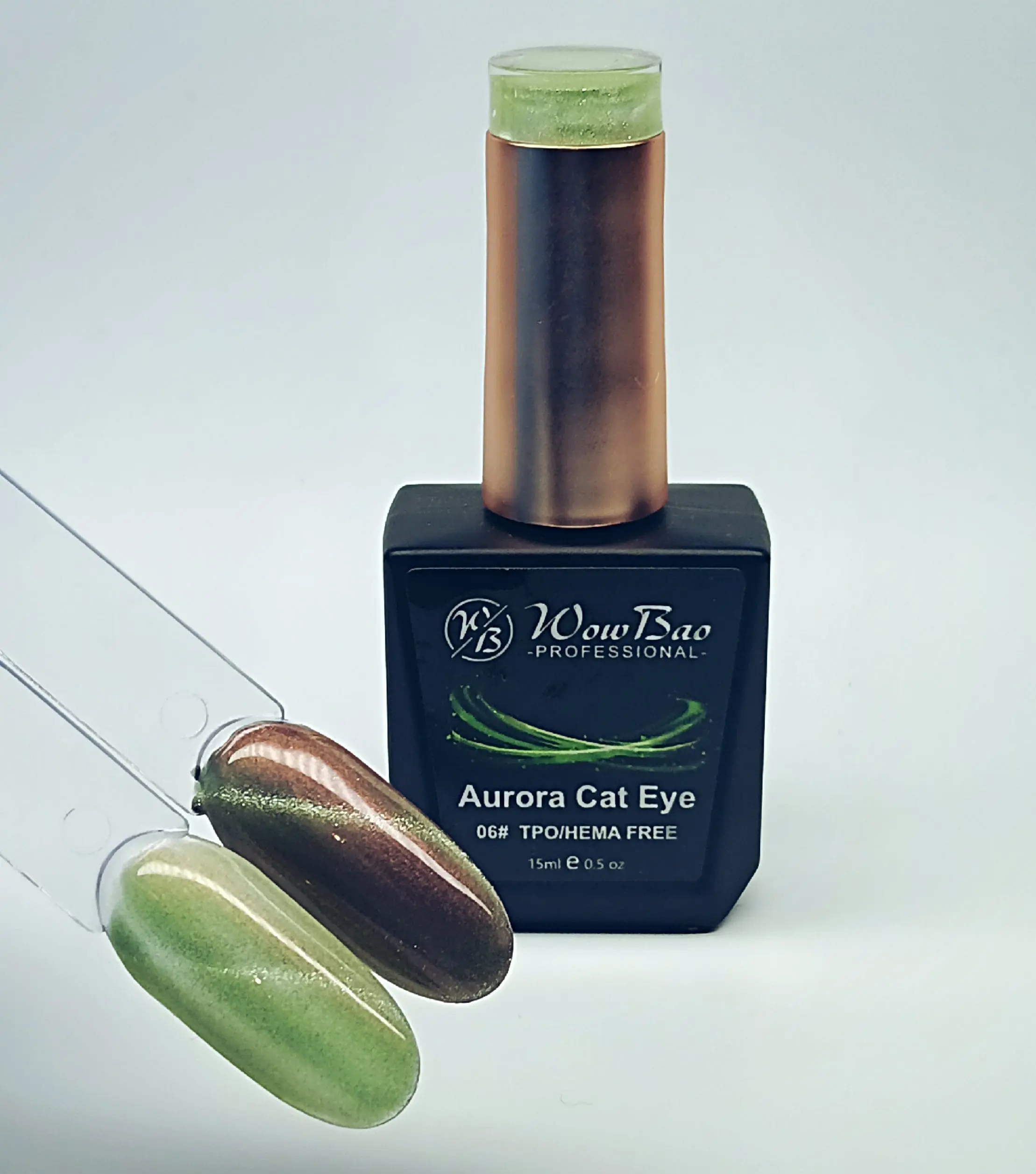 WowBao Aurora Cat Eye Set of 6 collection - TPO / Hema-Free Gel Polish 15ml - Image 8