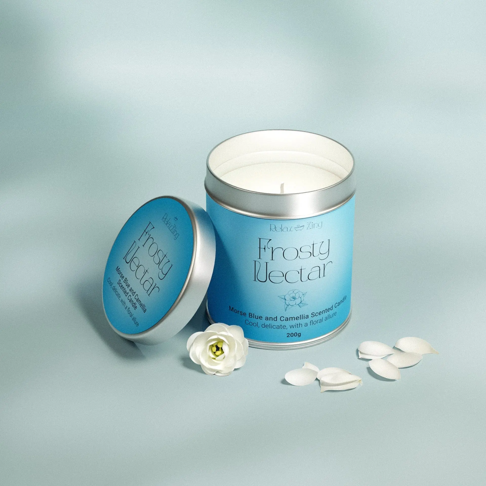 Celestrial Notes - Blue Wind Chimes Candle