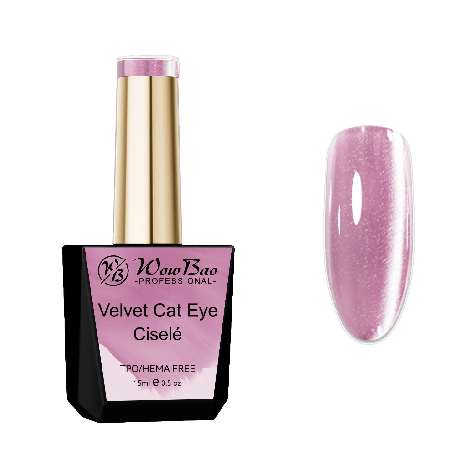 Velvet Cat Eye Cisele - TPO / Hema-Free Gel Polish 15ml