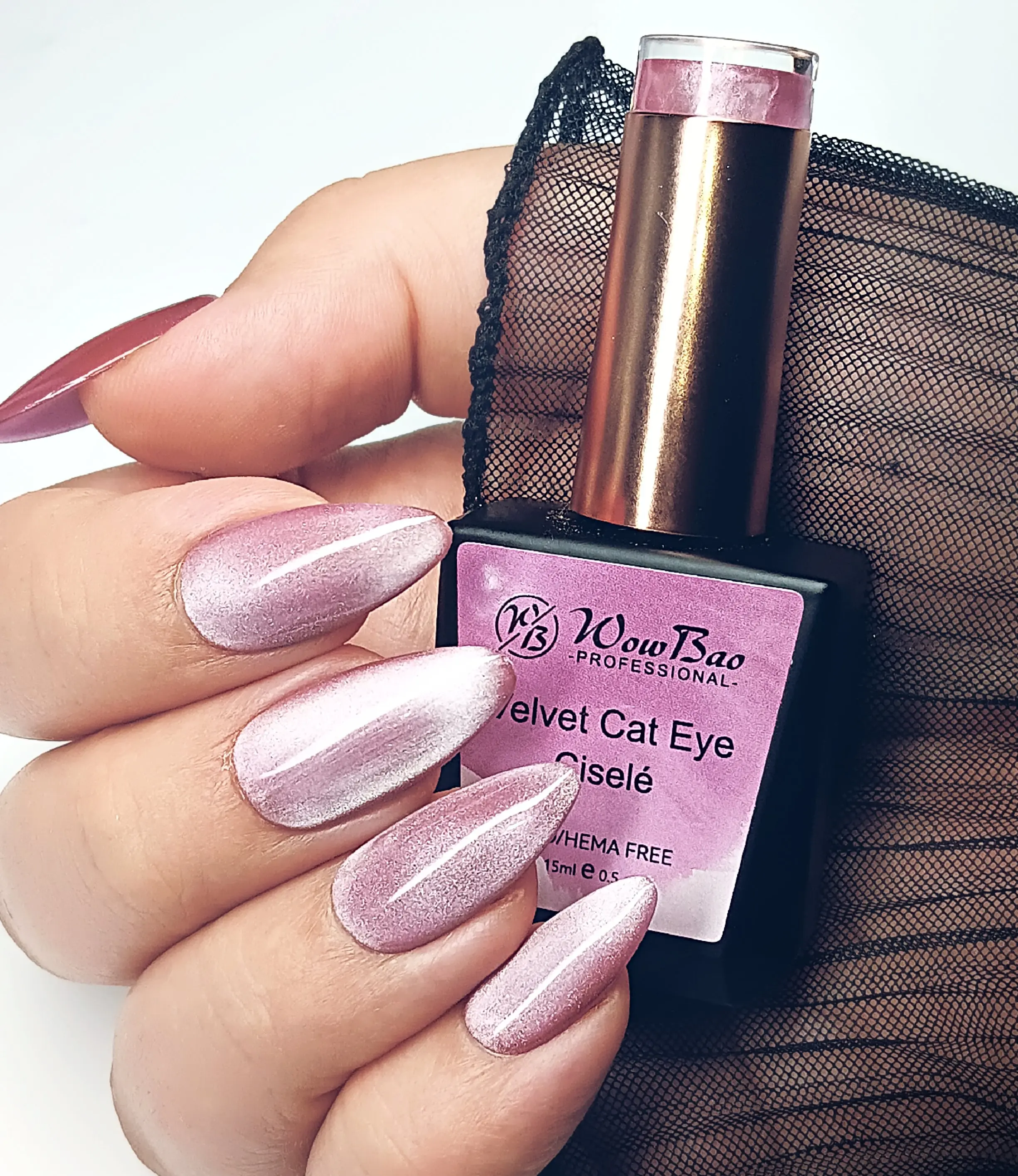 Velvet Cat Eye Cisele - TPO / Hema-Free Gel Polish 15ml - Image 2
