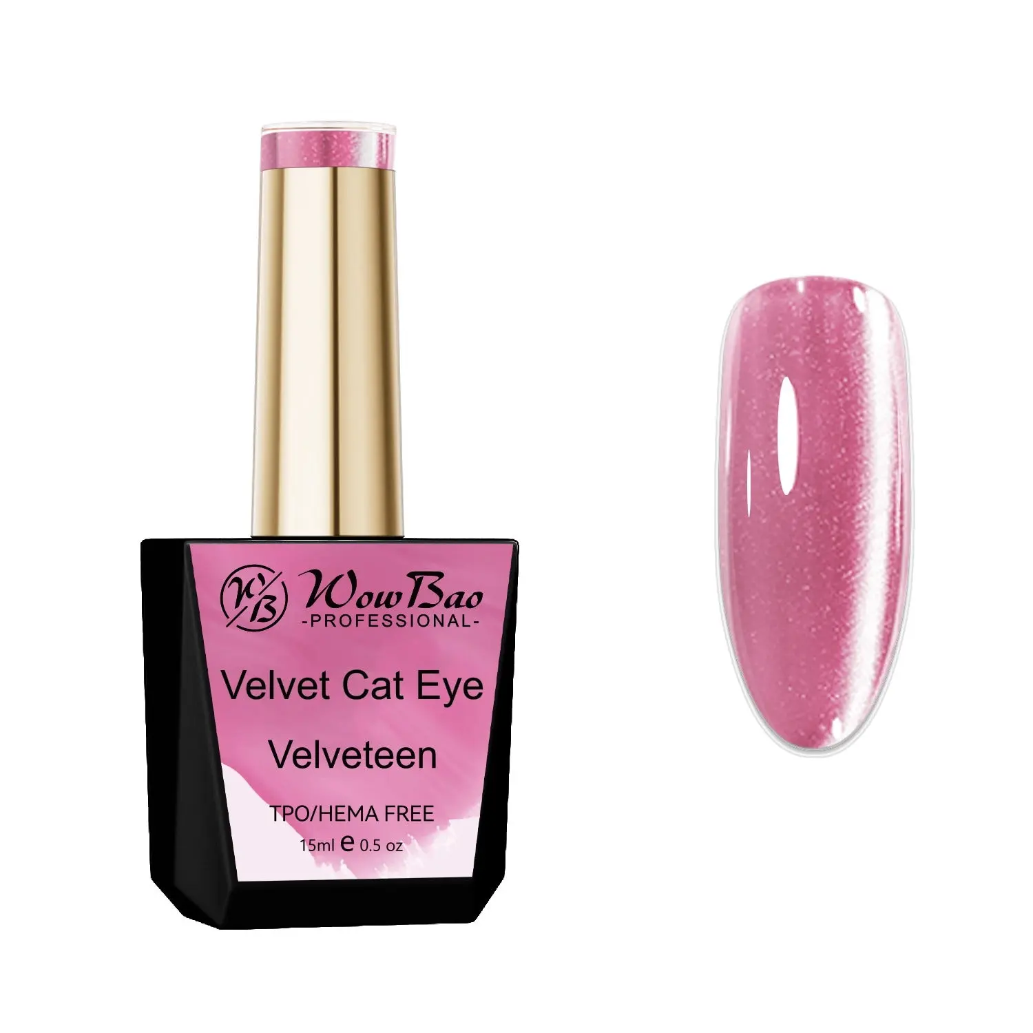 Velvet Cat Eye Velveteen - TPO / Hema-Free Gel Polish 15ml