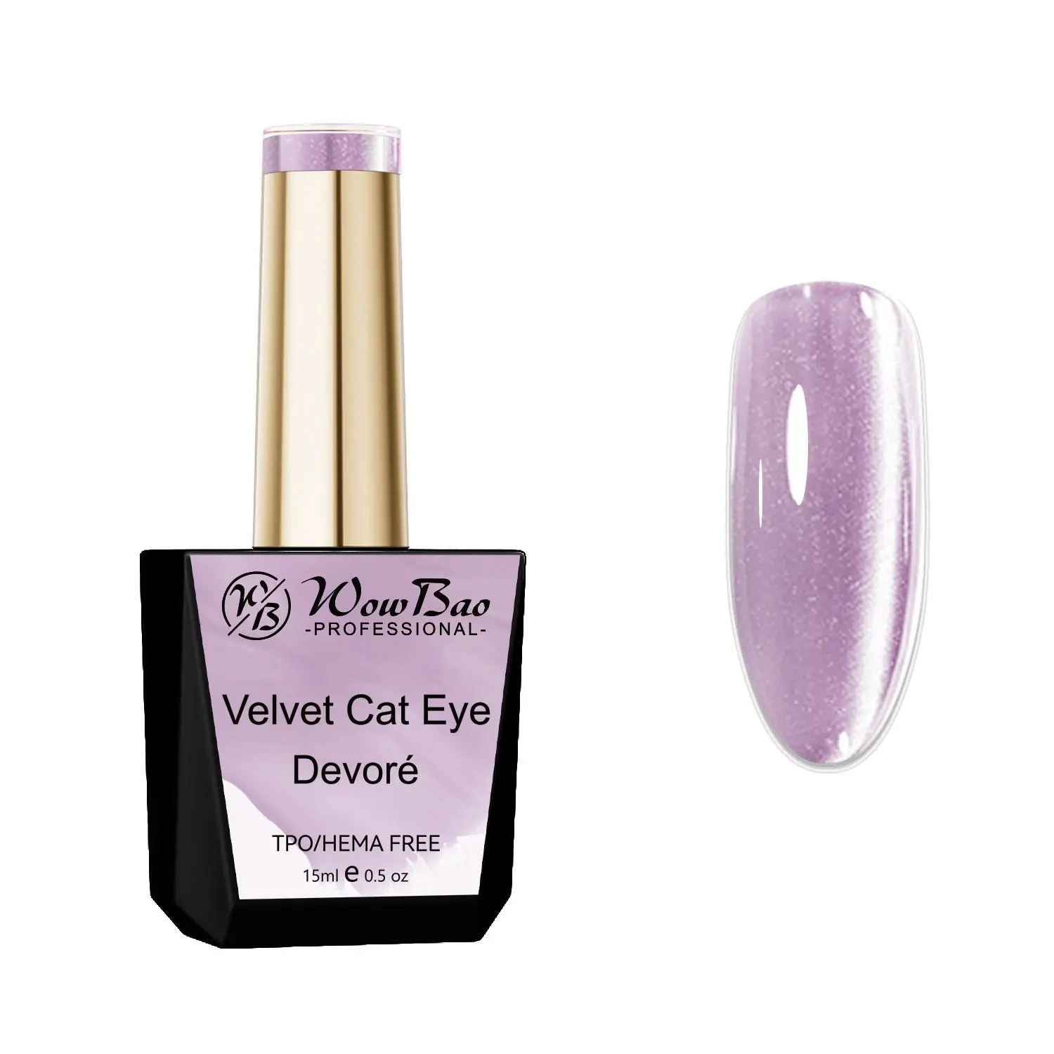 Velvet Cat Eye Devore - TPO / Hema-Free Gel Polish 15ml
