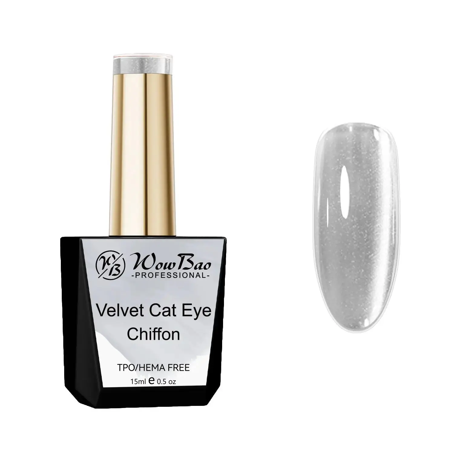 Velvet Cat Eye Chiffon - TPO / Hema-Free Gel Polish 15ml