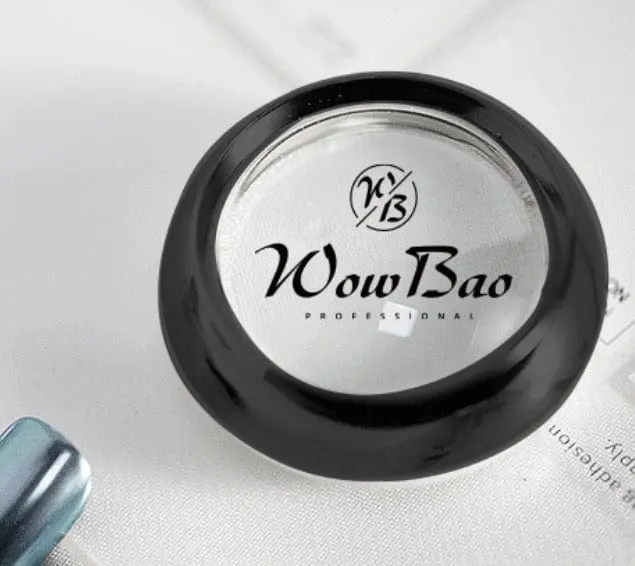 WowBao Clear Crystal plating Chrome powder for Nails - Image 3
