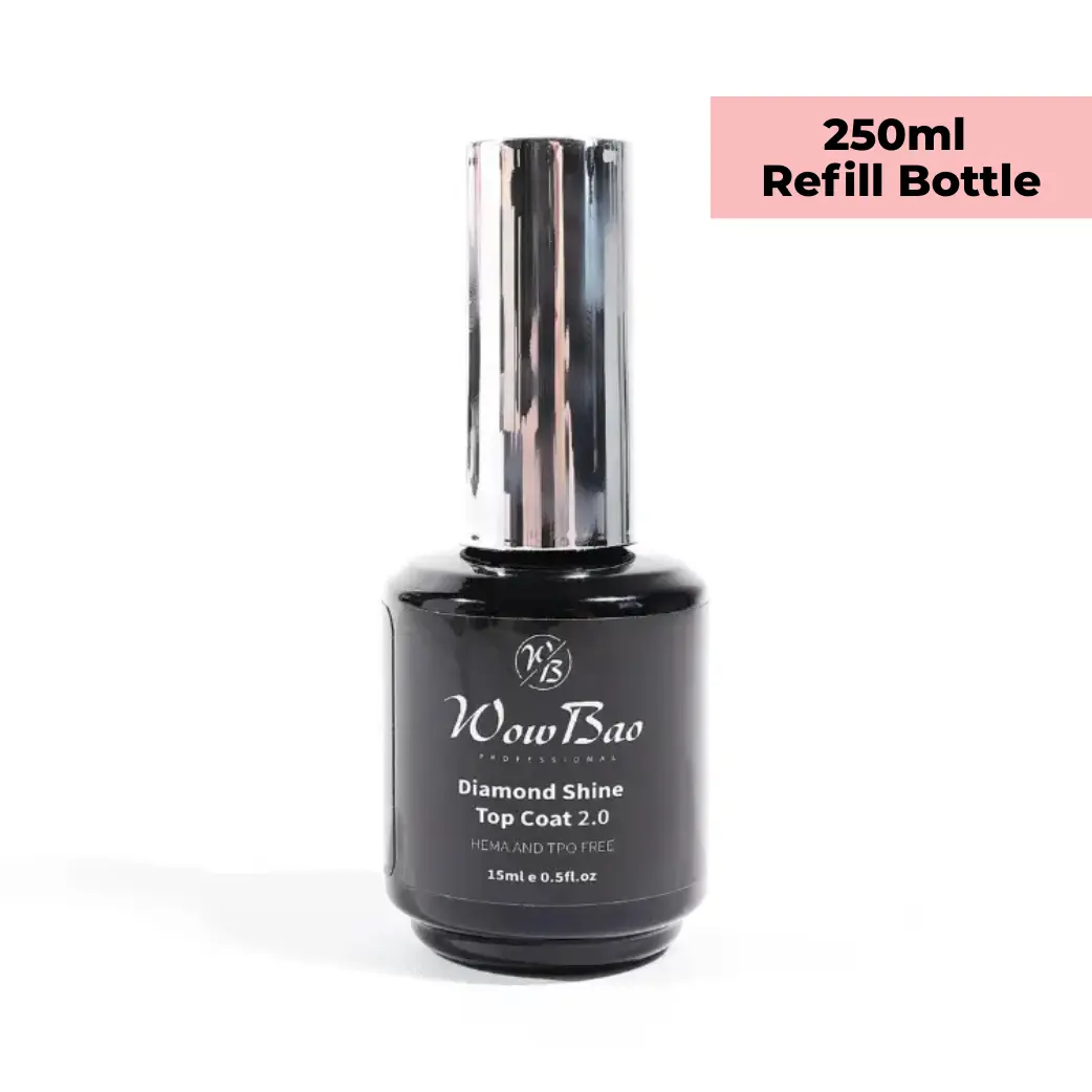 Diamond Shine 2.0 Top Coat Hema/TPO-Free 15ml and 250ml - Image 2