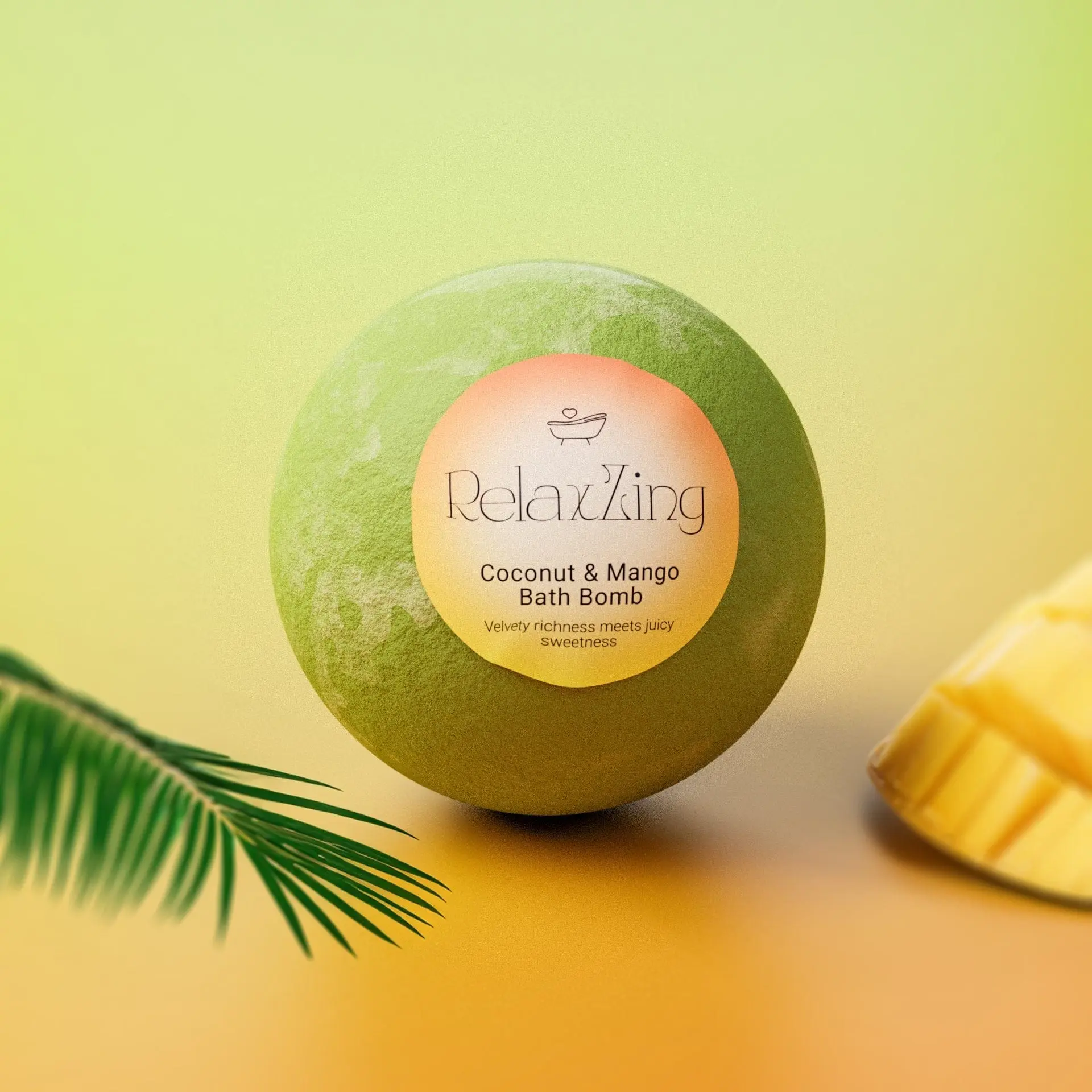 Exotic Embrace-Coconut&Mango Bathbomb
