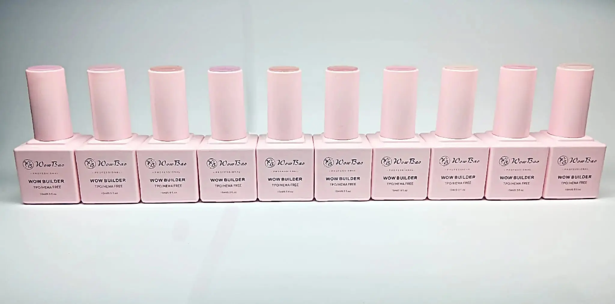 WaoBao TPO/Hema Free Builder Gel Collection of 10 for Nails - Image 4