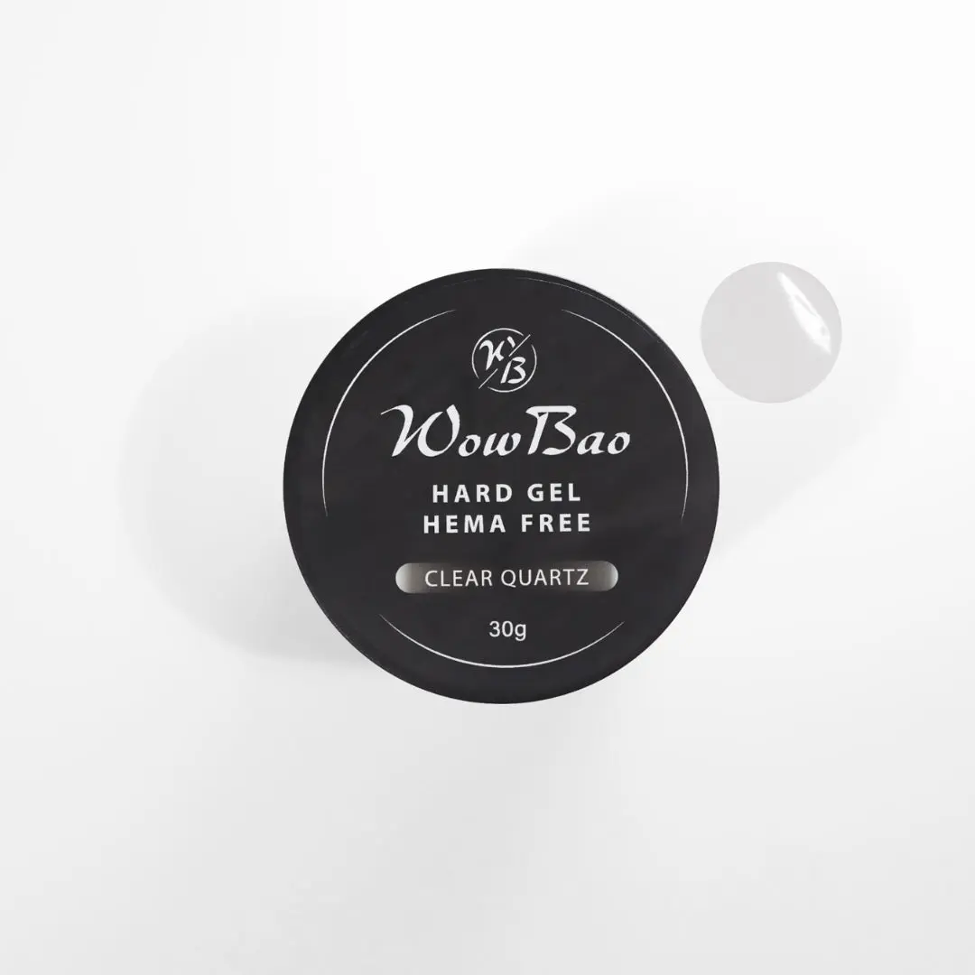 WowBao HEMA Free Hard Gel 30g - 02 Clear Quartz (clear)