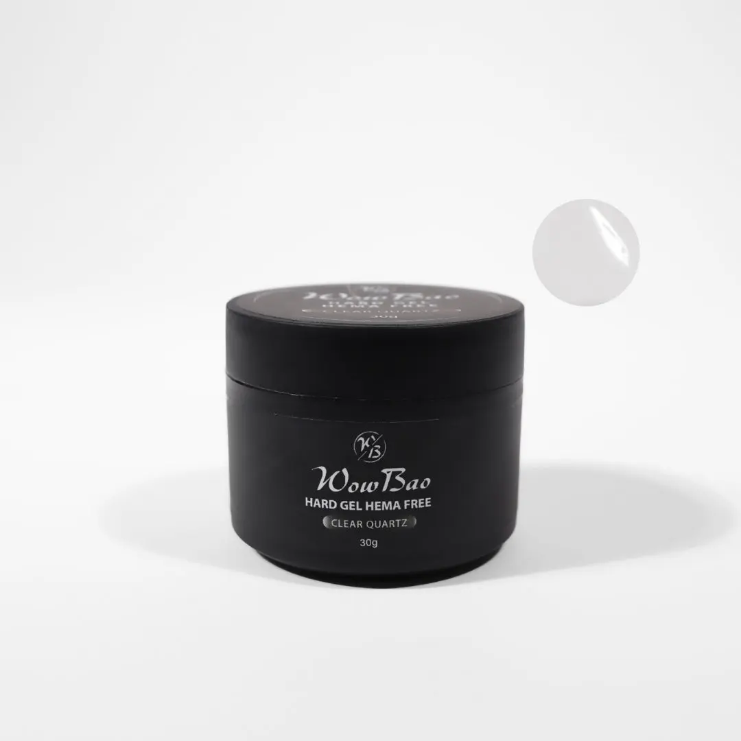 WowBao HEMA Free Hard Gel 30g - 02 Clear Quartz (clear) - Image 3