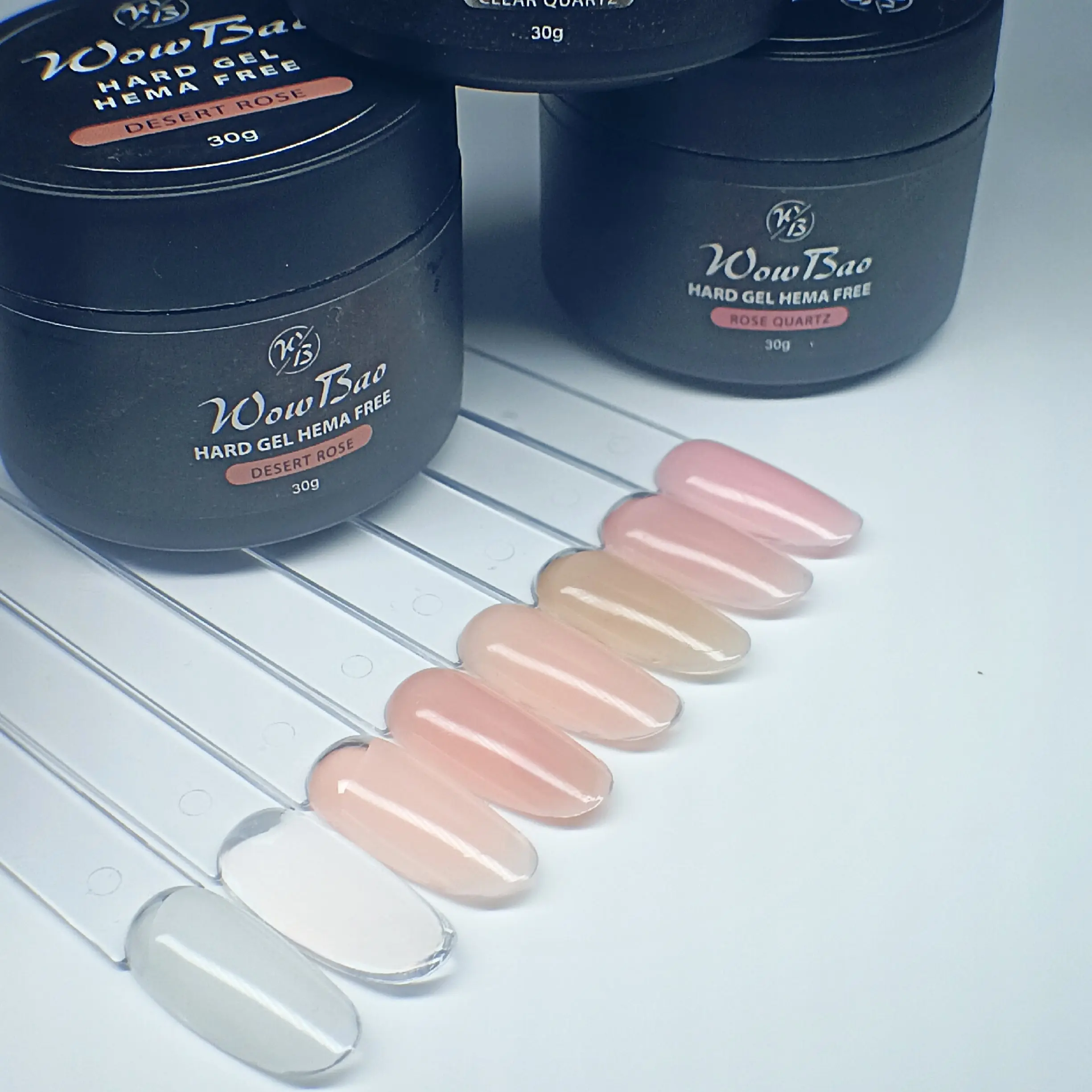 HEMA Free Hard Gel - Set of 8 + brush - Image 3