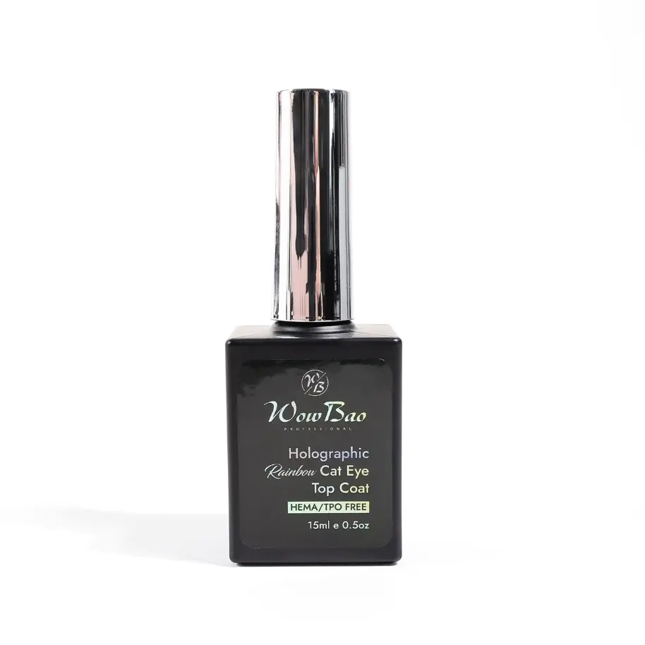 Holographic Cat Eye Top Coat Hema/TPO-Free