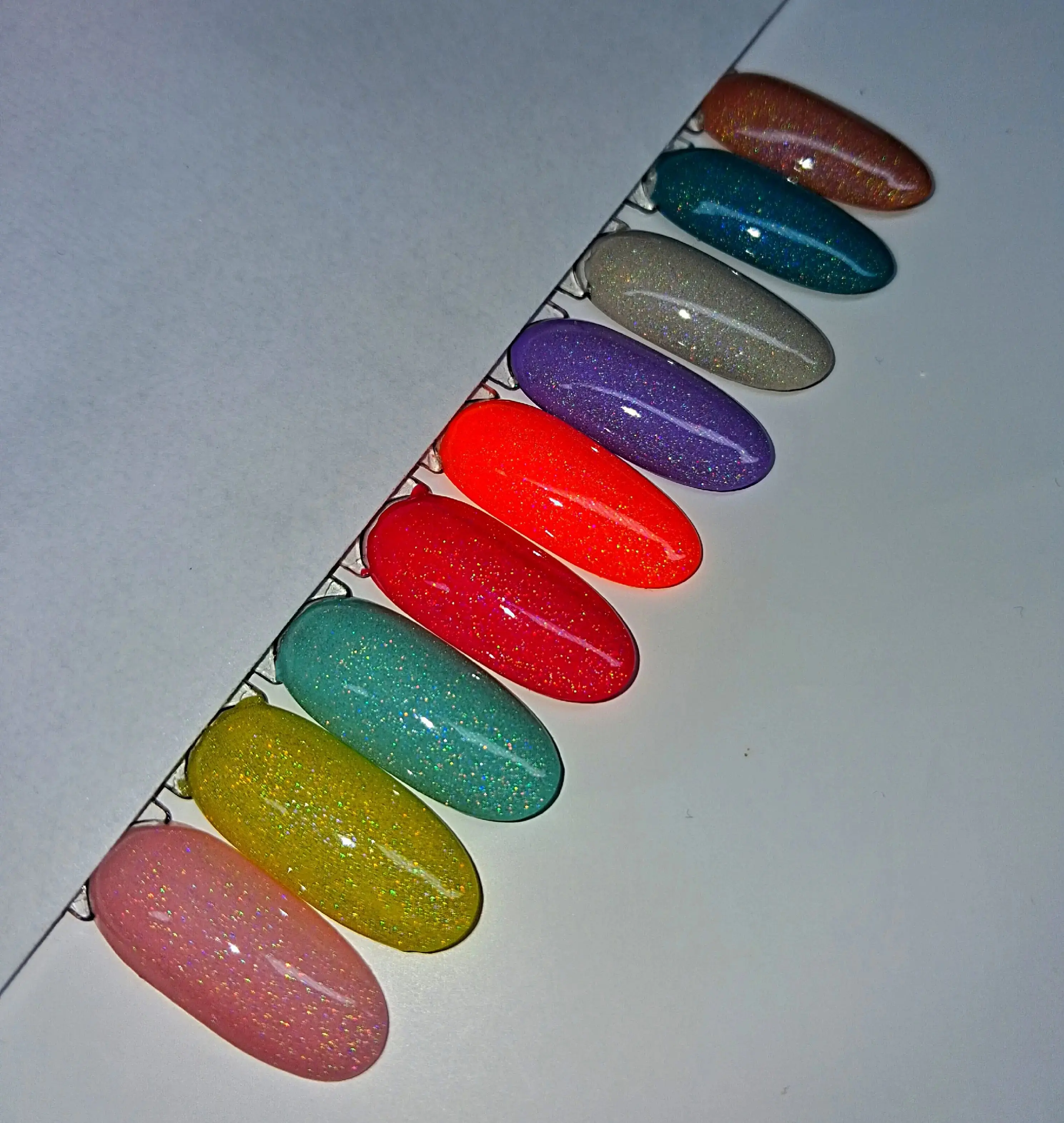 Holographic Cat Eye Top Coat Hema/TPO-Free - Image 2