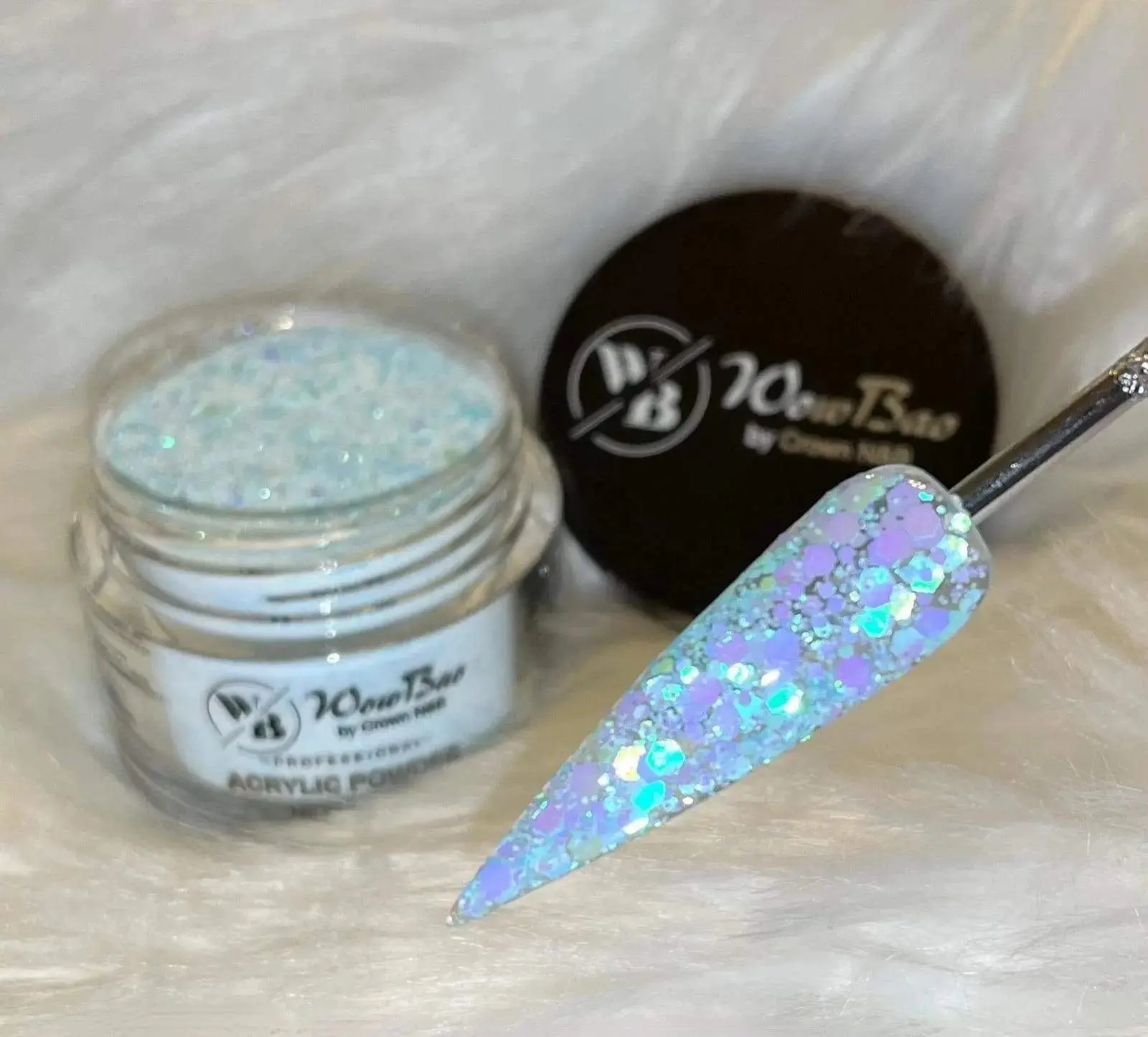 Blue Opals 538 1oz/28g Wowbao Acrylic Powder