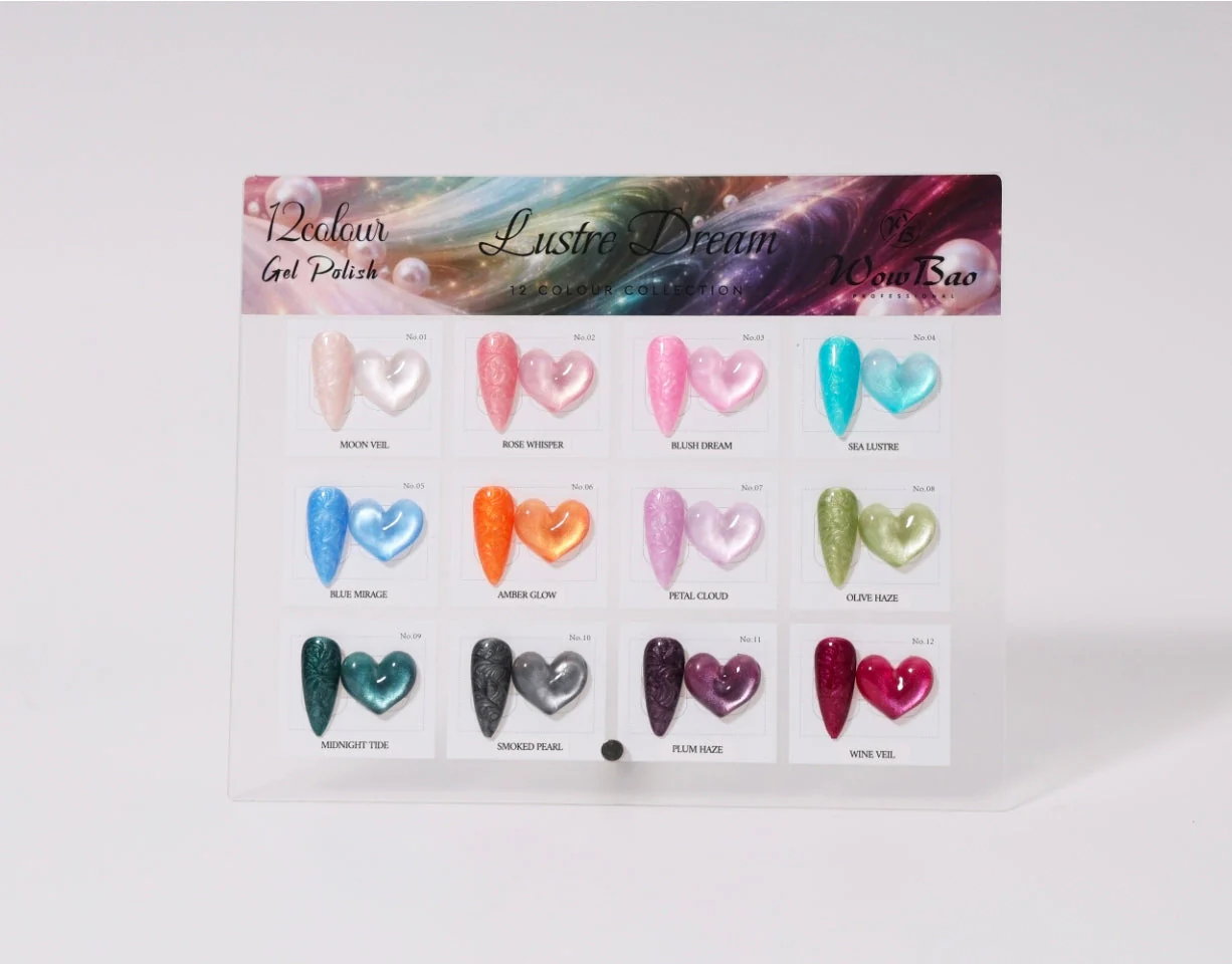 Lustre collection set of 12 includes colour chart- TPO / Hema-Free Gel Polish 15ml - Image 4