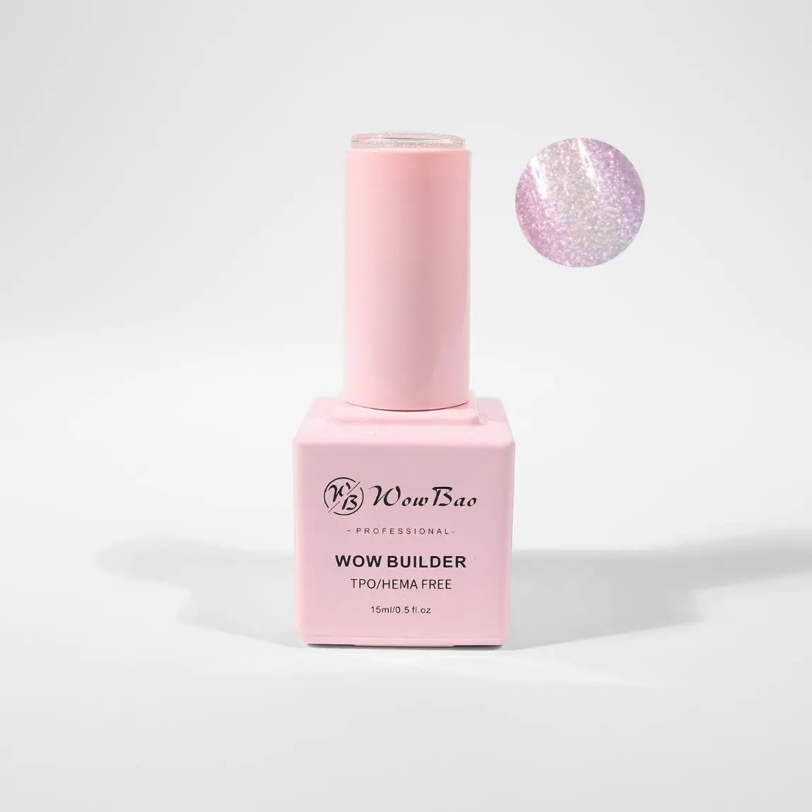 Nymph BIB-MM07 TPO/Hema Free WOW brush on Builder Gel in a bottle