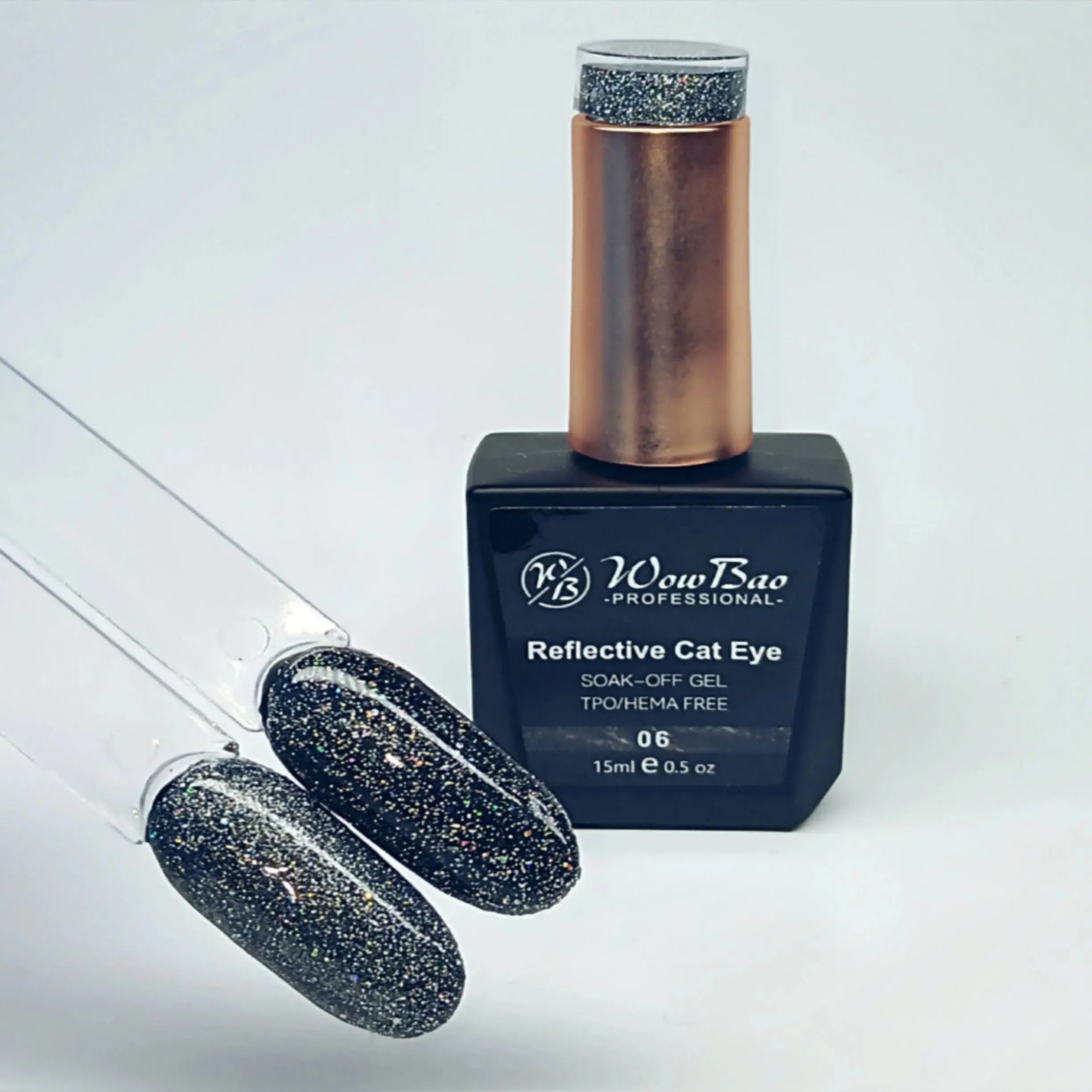 WowBao Reflective Cat Eye 06 - TPO / Hema-Free Gel Polish 15ml